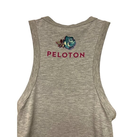 NEW! Peloton Go to Racer Tank Grey Together We Go Far Shirt Women's Medium - Picture 6 of 12